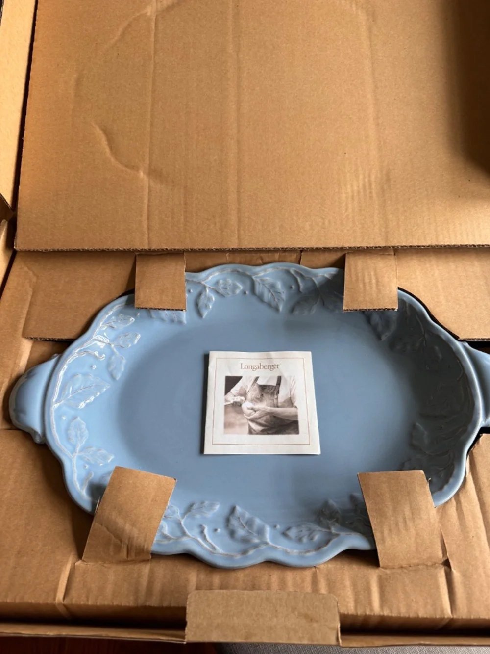 Longaberger oval serving platter